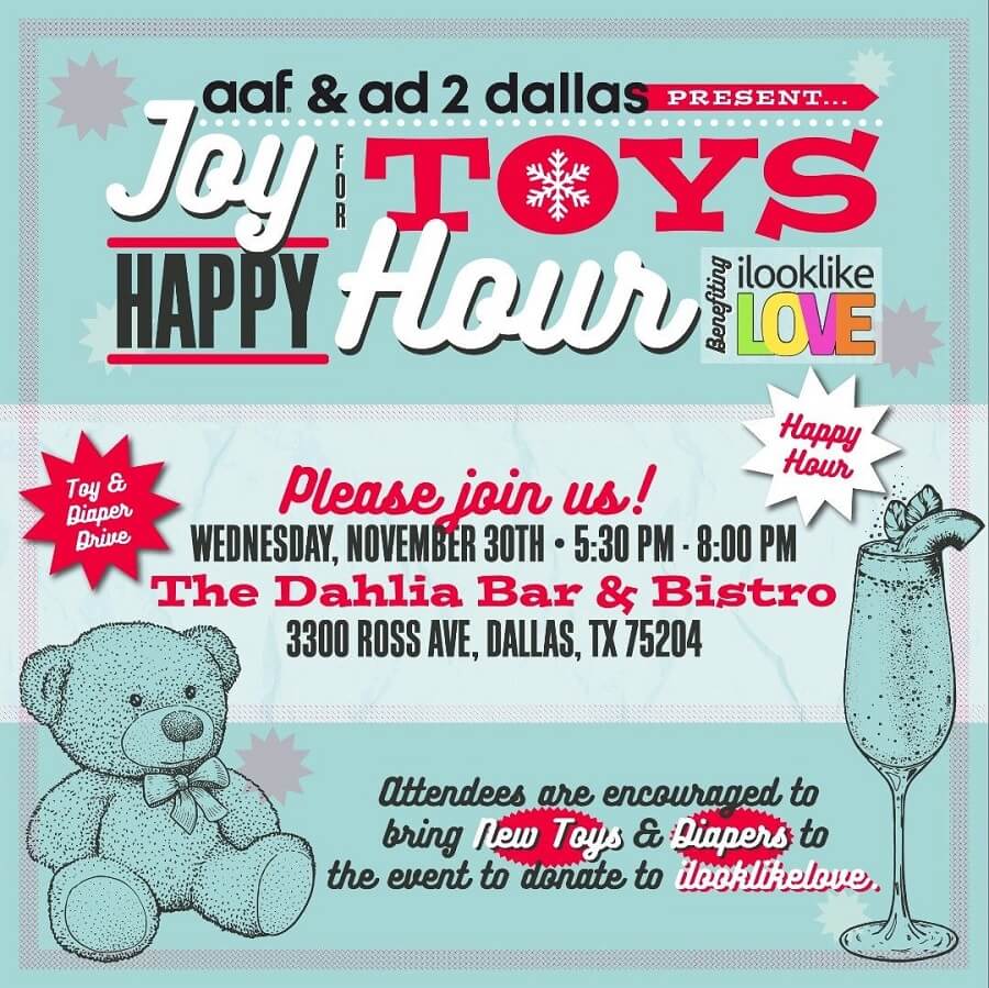 Aaf And Ad2 Dallas Joy For Toys Happy Hour Adchat™ Dfw 7563